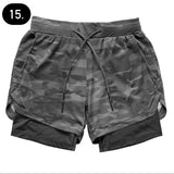 Seamless Double Layer Sport Shorts