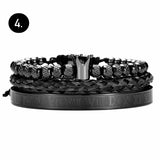 Mens Luxurious Stainless Steel Cuff Bracelets