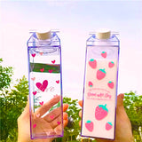 Clear Carton Water Bottle