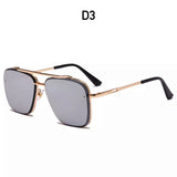 Metal Frame Smooth Tint Sunglasses