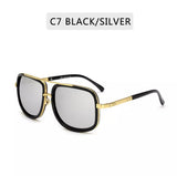 Metal Frame Smooth Tint Sunglasses