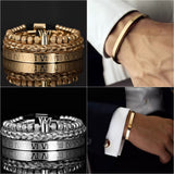 Mens Luxurious Stainless Steel Cuff Bracelets