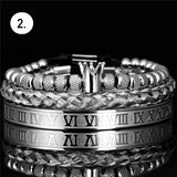 Mens Luxurious Stainless Steel Cuff Bracelets