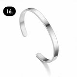 Mens Luxurious Stainless Steel Cuff Bracelets