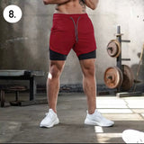 Seamless Double Layer Sport Shorts