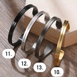 Mens Luxurious Stainless Steel Cuff Bracelets