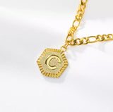 18k Gold Letter Anklet / Necklace