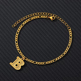 18K Gold Initial Necklace | Anklet